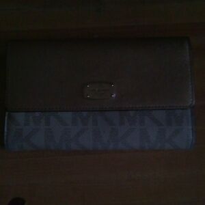 Michael Kors Gold and Gray Wallet